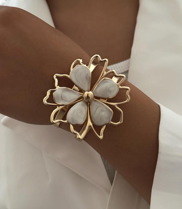 ست گل پنج برگ میناکاری