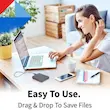 هارد اکسترنال توشیبا Canvio Basics 2TB ظرفیت 2 ترابایت گارانتی اصلی