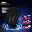 حافظه اچ دی دی اکسترنال وسترن دیجیتال مدل My Passport ظرفیت 4 ترابایت