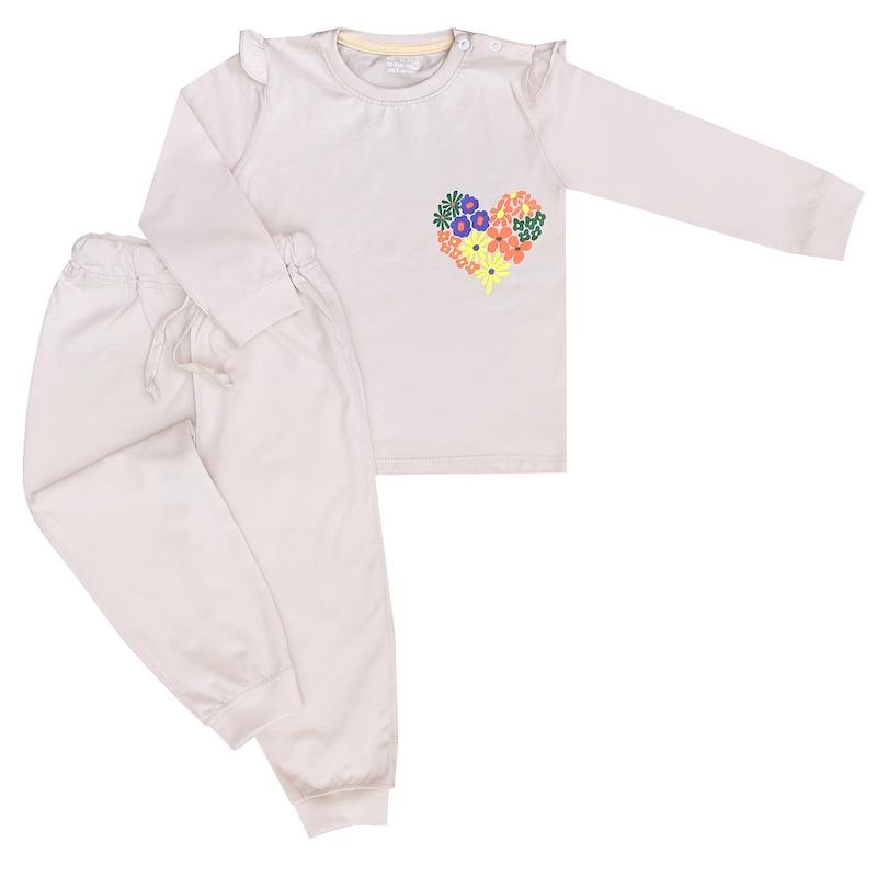 دوتکه بلوز بلند شلوار آزاد( 12 ماه تا 5 سال)