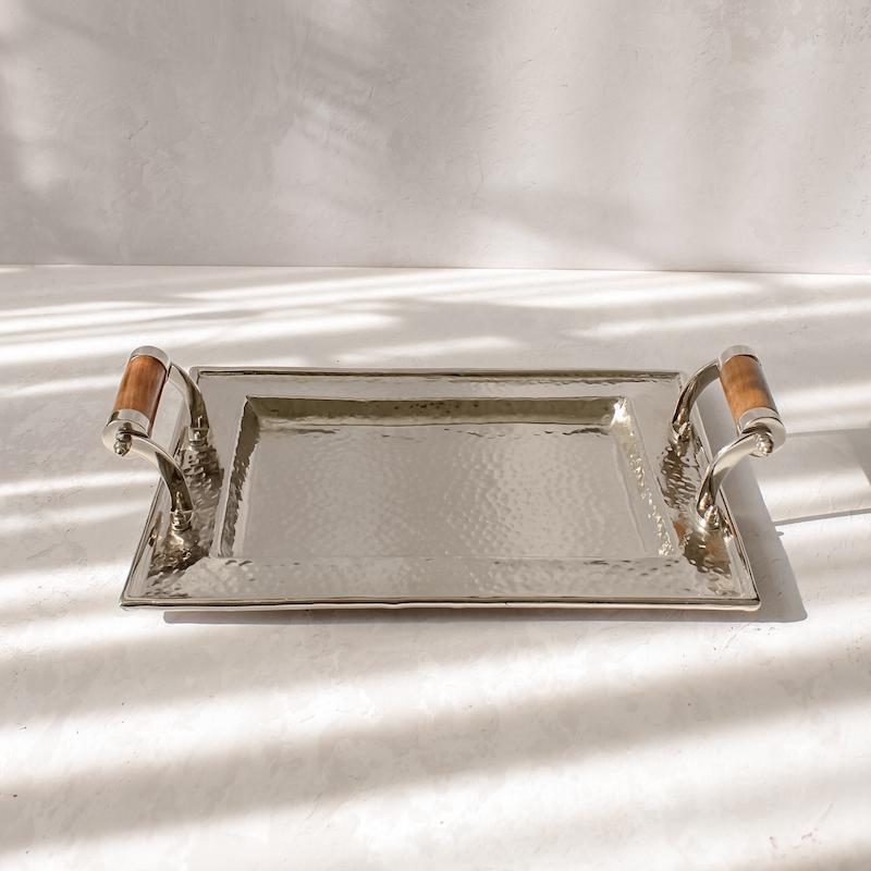 سینی دسته چوبی