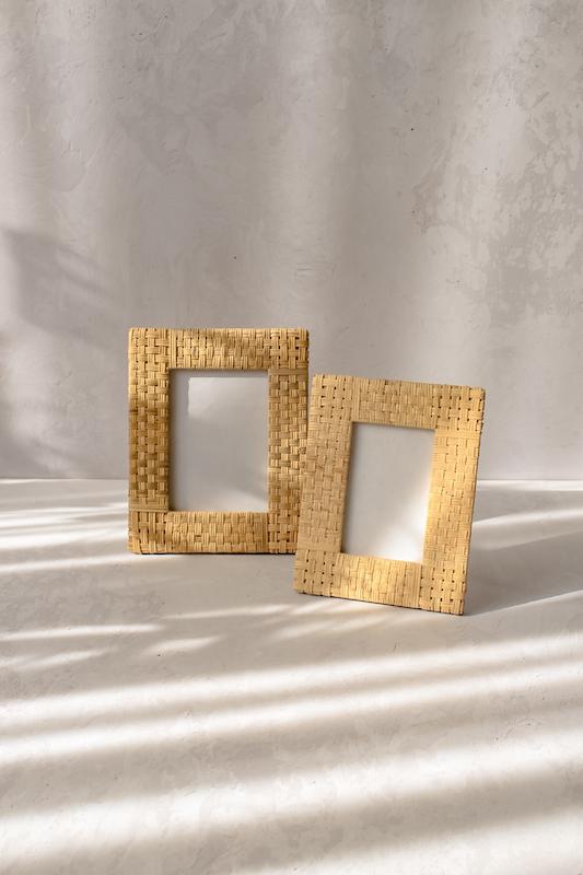 قاب عکس حصیری