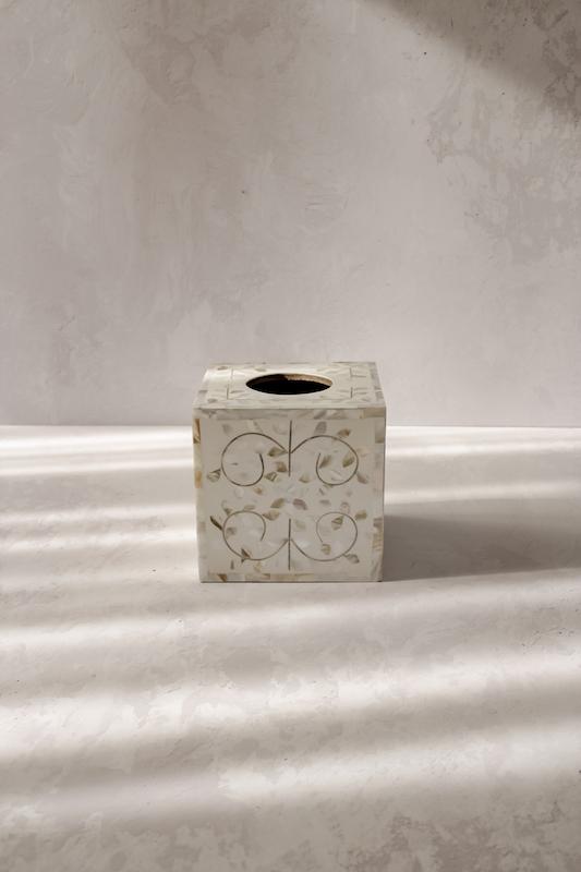 جادستمال صدف طرح برگ