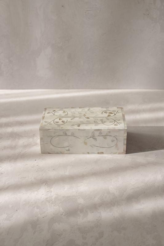 باکس صدف طرح برگ