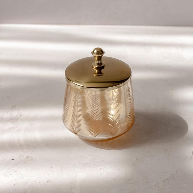 بانکه کریستال درب طلایی