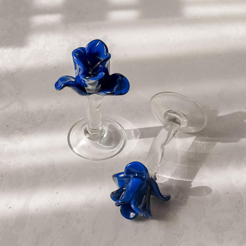 جاشمعی کریستال طرح گل 