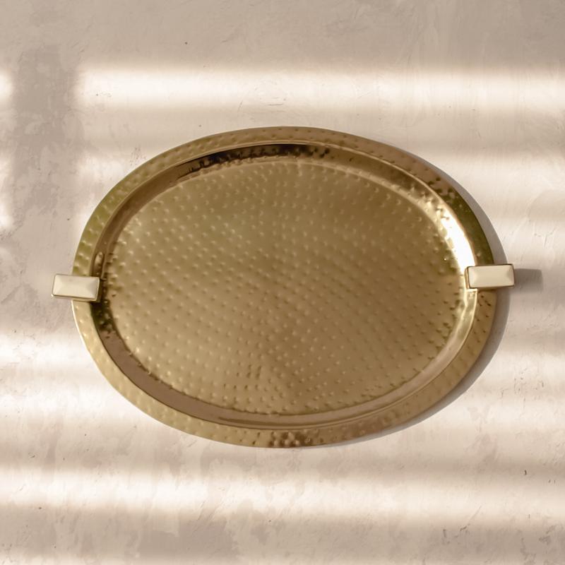 سینی چکشی دسته سنگی