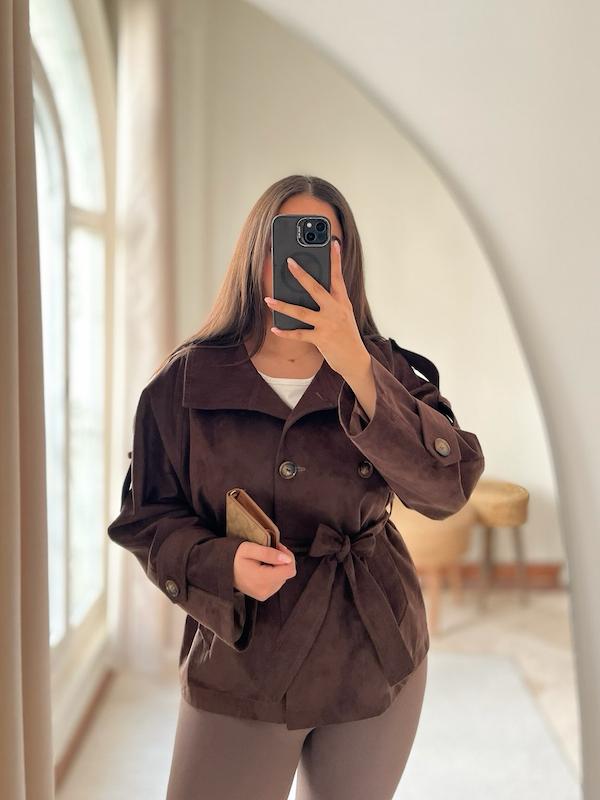 ترنچ کت brown 