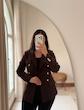 کت elegant قهوه ای 