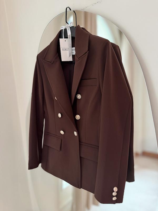 کت elegant قهوه ای 