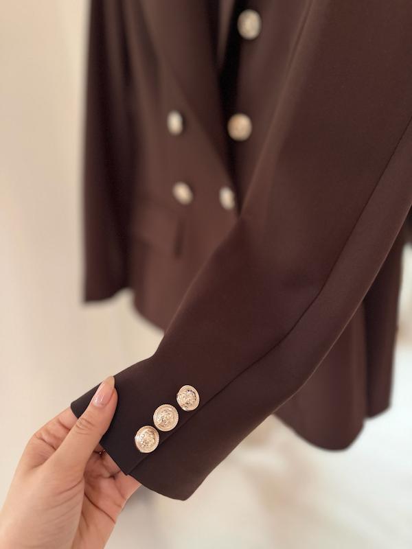 کت elegant قهوه ای 