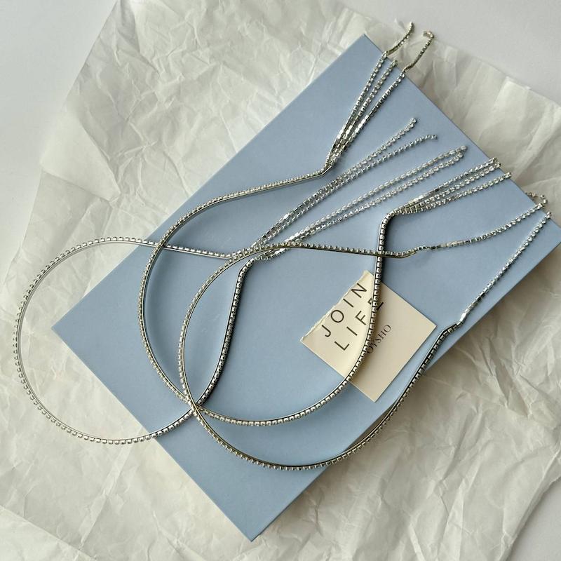 تل آویز نگینی گوشواره ای