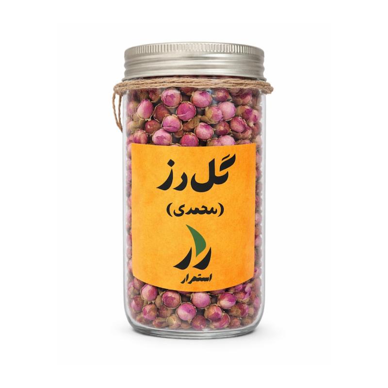 دمنوش گل محمدی خشک 100 گرمی استمرار | معطر و طبیعی