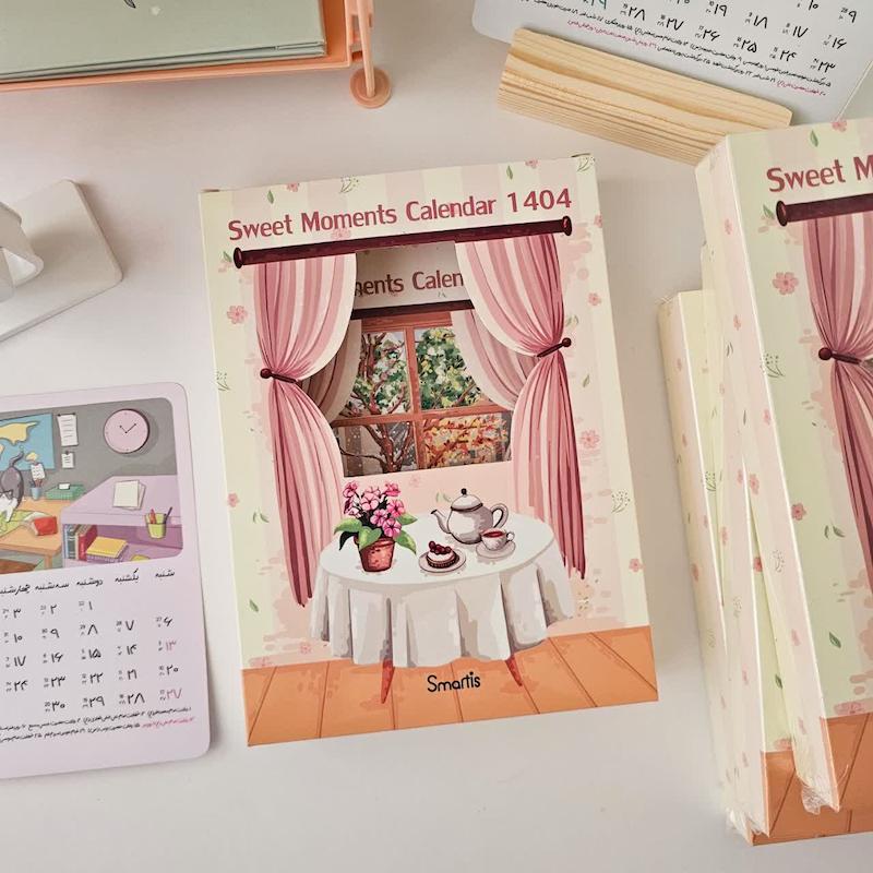 تقویم رومیزی چوبی ۱۴۰۵