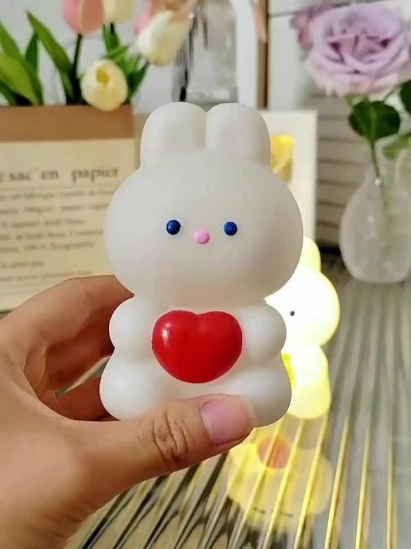 چراغ خواب خرگوش قلب قرمز