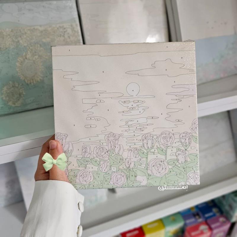 بوم رنگ آمیزی شماره دار سایز ۲۰در۲۰