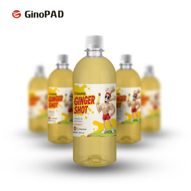 نوشیدنی زنجبیل جینوپاد│Ginger Shot طبیعی،انرژی زا،تقویت سیستم ایمنی با ویتامین C و طعم لیمو