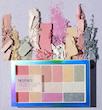 پالت سایه چشم و گونه مات و براق 10 رنگ Maybelline مدل Urban Light