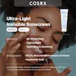  ضد آفتاب سبک و جذب سریع کوزارکس، COSRX مدل Ultra-Light SPF50 مناسب انواع پوست حجم 50 میلی‌لیتر