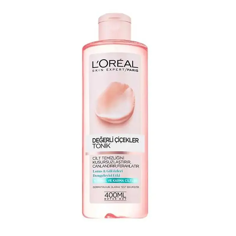 میسلار واتر پاک‌کننده آرایش لورآل پاریس (L’Oréal Paris Micellar Water) مخصوص انواع پوست حجم 400 میلی‌لیتر