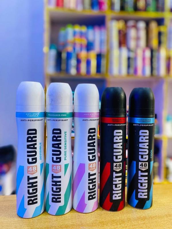 اسپری ضد تعریق زنانه رایت گارد Right Guard مناسب پوست بانوان محافظت تا 48 ساعت حجم 250 ml