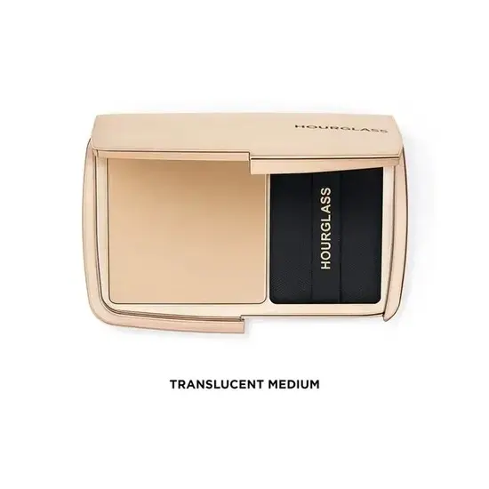 پودر فیکس فشرده HOURGLASS مدل Vanish Airbrush رنگ Translucent Medium مناسب انواع پوست حجم 10 گرم