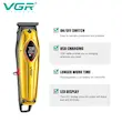 ماشین اصلاح موی صورت و بدن مردانه حرفه‌ ای وی جی آر مدل V-945