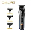 ماشین اصلاح موی صورت مردانه با تیغه T و نمایشگر LED دالینگ مدل DL-1915