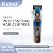 ماشین اصلاح موی سر و صورت مردانه با پایه شارژ کیمی مدل KM-2361
