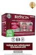 پک مراقبت از مو ضد ریزش بیوکسین (Bioxcin) مدل Forte شامل شامپو، سرم و مکمل Keratin Complex