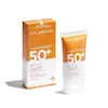 کرم ضد آفتاب خشک کلارنس Clarins مدل Dry Touch SPF ۵۰ حجم ۵۰ میلی‌لیتر مناسب پوست چرب و مختلط