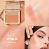 پالت هایلایتر و رژگونه پودری شیگلم مدل Glam 101 Hybrid رنگ Seville با فینیشینگ مات و شاین، مناسب انواع پوست، وزن هایلایتر ۴.۷ گرم و رژگونه ۴.۵ گرم