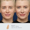 کرم پودر استیکی صورت استی لادر مدل Double Wear رنگ Bone شماره 1W1 مناسب انواع پوست حجم ۳۰ میلی‌لیتر