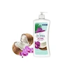 لوسیون بدن مرطوب‌کننده و نرم‌کننده اس تی.ایوز, مدل Coconut & Orchid مناسب پوست خشک حاوی عصاره نارگیل و ارکیده حجم 621 میلی‌لیتر