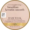 ماسک مو صاف‌کننده کاسه‌ای مناسب موهای وز و آسیب‌دیده او جی ایکس, OGX مدل Brazilian Keratin Smooth حجم ۳۰۰ میل