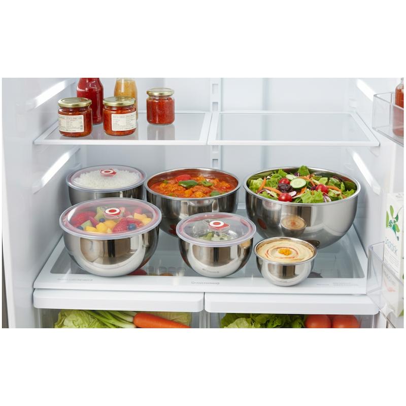 ظرف نگهدارنده گلدن لایف مدل خمره ای مجموعه 5 عددی با درب محکم و سوپاپ دار