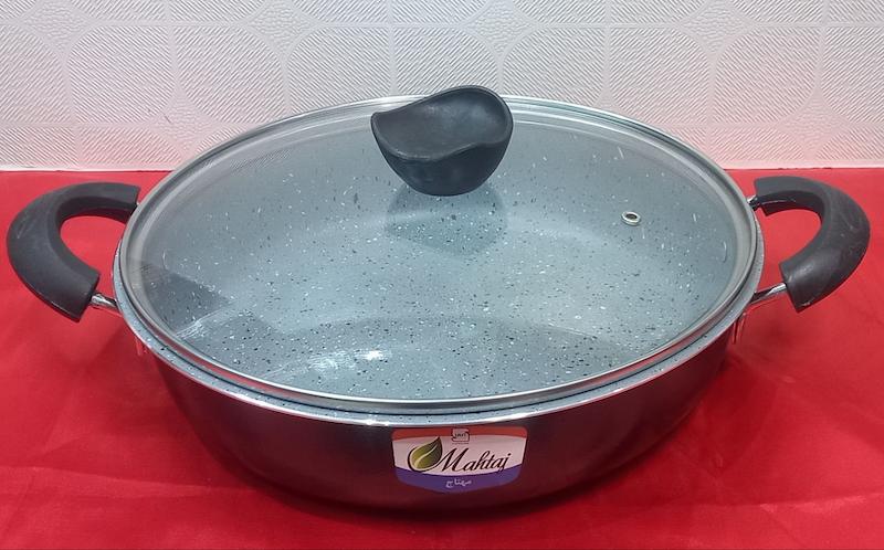 تابه گرانیتی مهتاج سایز 30 (درب دار)