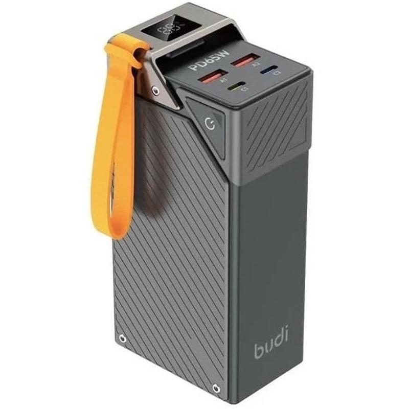 پاوربانک budi با ظرفیت 30000 میلی آمپر با قابلیت شارژ لپتاپ