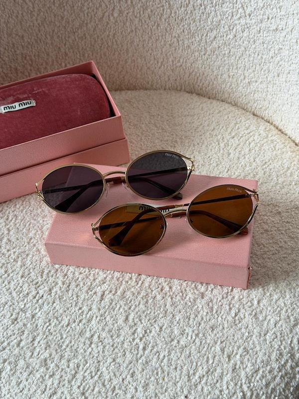 عینک میو میو بیضی فلزی (کد۳۴۰)