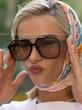 عینک آفتابی سن لوران اورسایز - کد 518