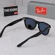 ⭐ ریبن ویفرر 2140 سایز 54 عدسی شیشه پلاریزه آنتی رفلکس RAYBAN WAYFARER رنگ مشکی سبز (فول پک)