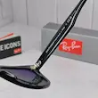 ⭐ ریبن ویفرر 2140 سایز 52 عدسی شیشه پلاریزه آنتی رفلکس RAYBAN WAYFARER رنگ مشکی (فول پک)