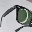 ریبن ویفرر 2140 سایز 52 عدسی شیشه پلاریزه آنتی رفلکس RAYBAN WAYFARER رنگ مشکی عدسی سبز (فول پک)