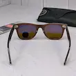 ⭐ ریبن ویفرر 2140 سایز 50 عدسی شیشه پلاریزه آنتی رفلکس RAYBAN WAYFARER رنگ قهوه ای (فول پک)