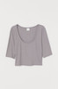 بولیز کراپ آستین کوتاه زنانه اچ اند ام کد H&M No. 0951062002/003