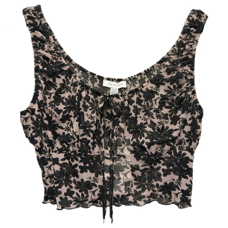  تاپ توری ‌زنانه برند تاپ شاپ TOPSHOP
