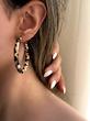 گوشواره پلنگی حلقه ای