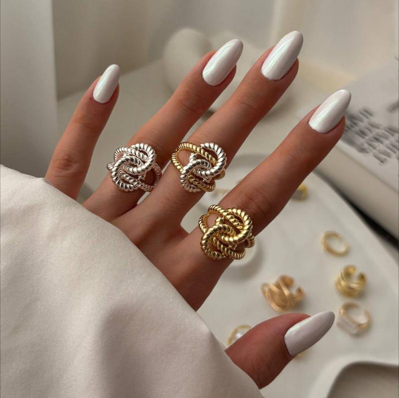 انگشتر گره پیچ