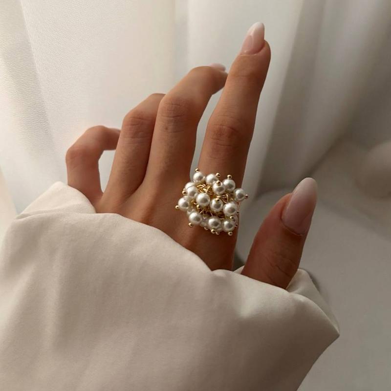 انگشتر مروارید متحرک