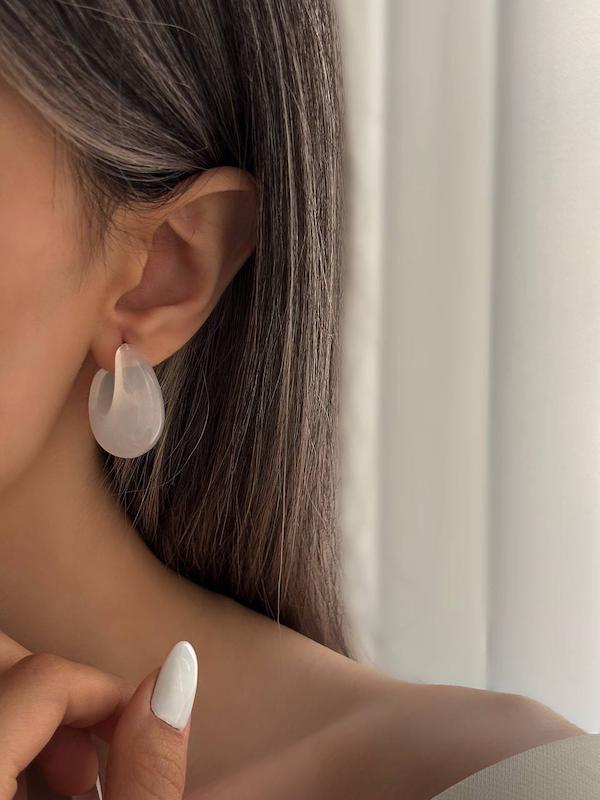 گوشواره طرح اشک رنگی